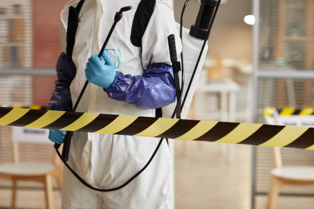 Professional Crime Scene Cleanup technician working in Cortland, NY